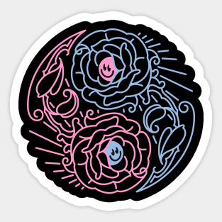 Smiley flower Sticker